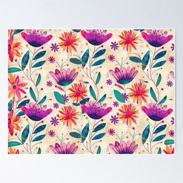 Item preview, Vintage Flower Child Floral designed and sold by J Marielle Designs.