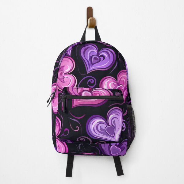 Item preview, Cute Hearts in Pink and Purple designed and sold by mittie101.