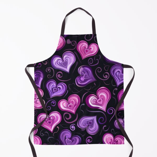 Item preview, Cute Hearts in Pink and Purple designed and sold by mittie101.