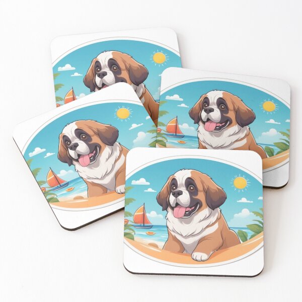 Item preview, Summer St Bernard Graphic designed and sold by NeatThingLover.