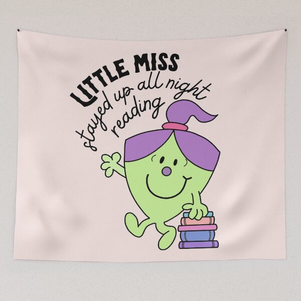 Item preview, Little miss stayed up all night reading designed and sold by Neadoodles.