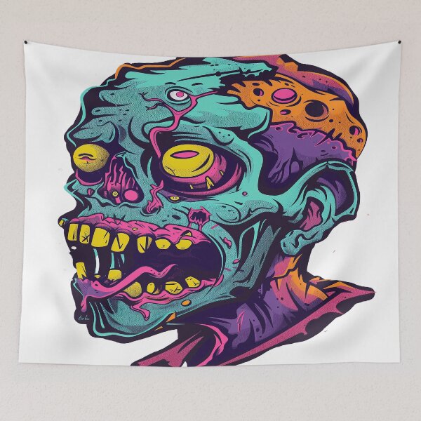 Item preview, Retro Zombie designed and sold by nomiraclehere.