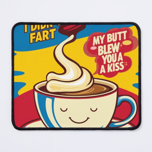 Item preview, I didn't fart my butt blew you a kiss sticker  designed and sold by bitininkas.