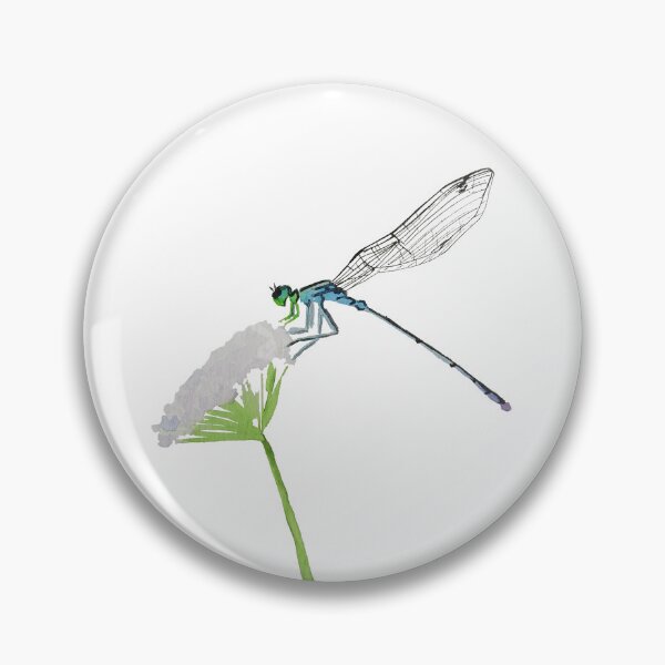 Item preview, dragonfly on a flower designed and sold by Odile frament.