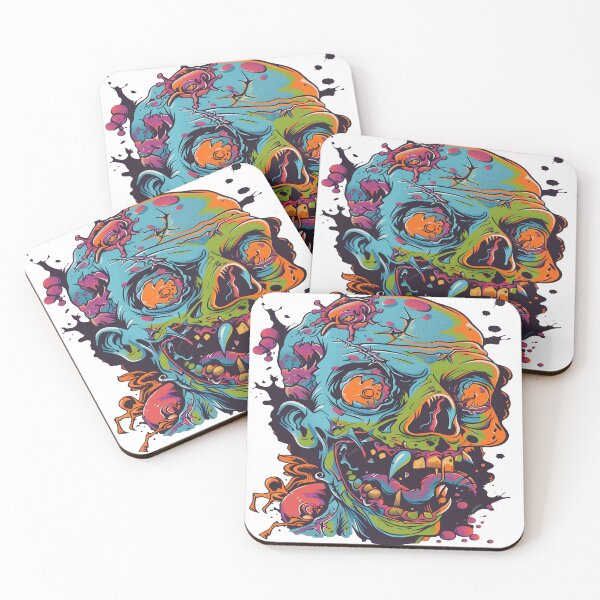 Item preview, Colorful Retro Vintage Zombie Design designed and sold by nomiraclehere.