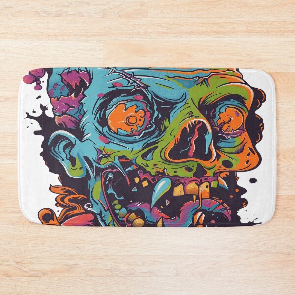 Item preview, Colorful Retro Vintage Zombie Design designed and sold by nomiraclehere.