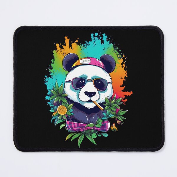 Item preview, Cool Colorful Panda Bear in Green designed and sold by MLArtifex.