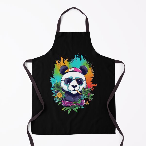 Item preview, Cool Colorful Panda Bear in Green designed and sold by MLArtifex.