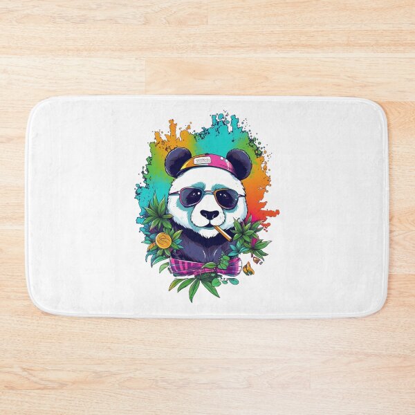 Item preview, Cool Colorful Panda Bear in Green designed and sold by MLArtifex.