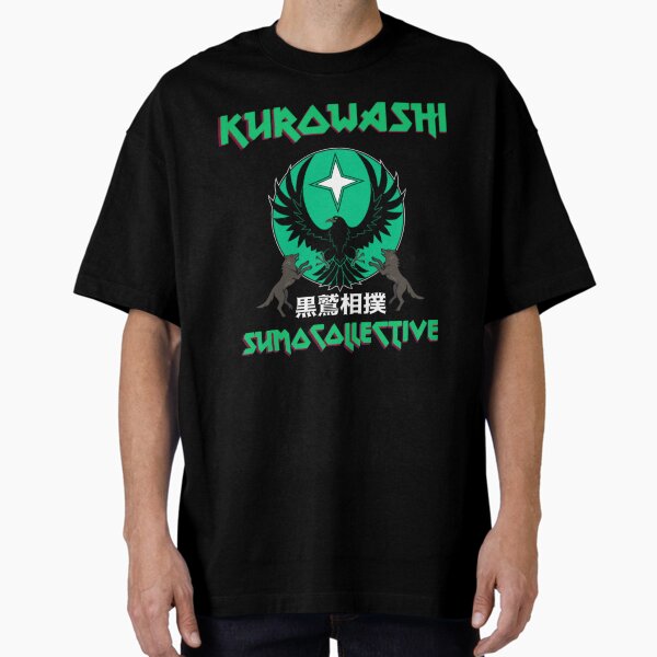 Item preview, Kurowashi Sumo Metal Shirt Logo designed and sold by Snotrokitz.