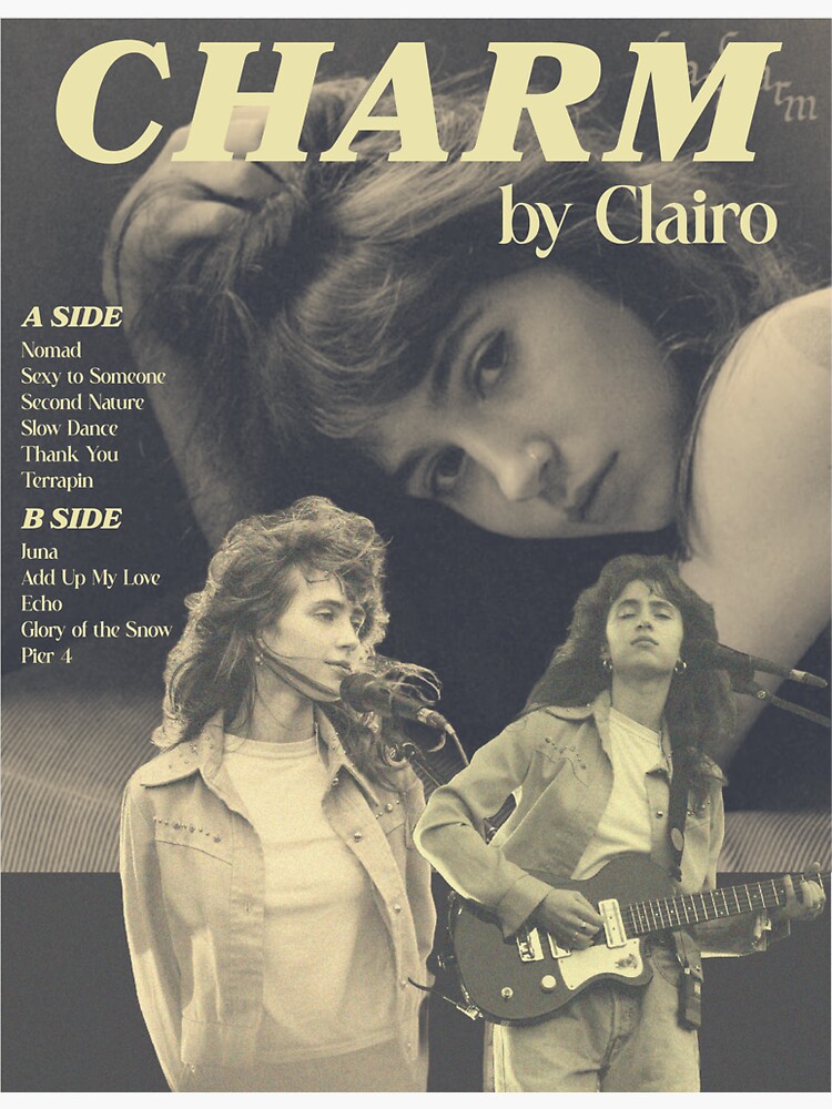 clairo charm poster