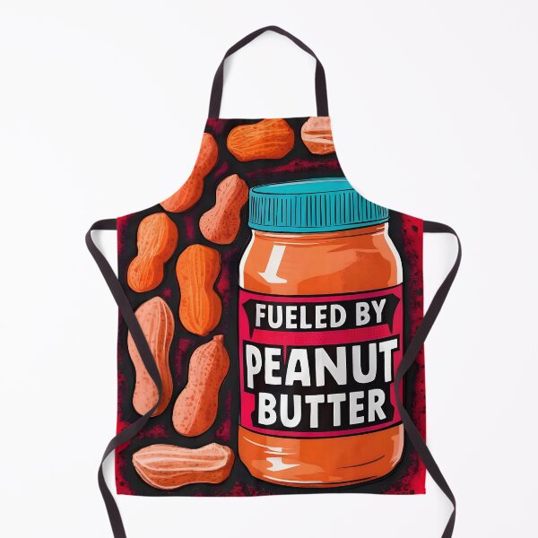 Item preview, Food Quote Fueled By Peanut Butter With Peanuts designed and sold by TheArtOfPat.