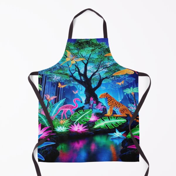 Item preview, Neon Tropical Night Forest designed and sold by Genady.