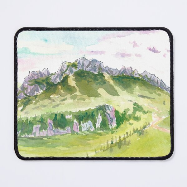 Item preview, Kampenwand Mountain View of Bavarian Alps Summit in Chiemgau designed and sold by artshop77.