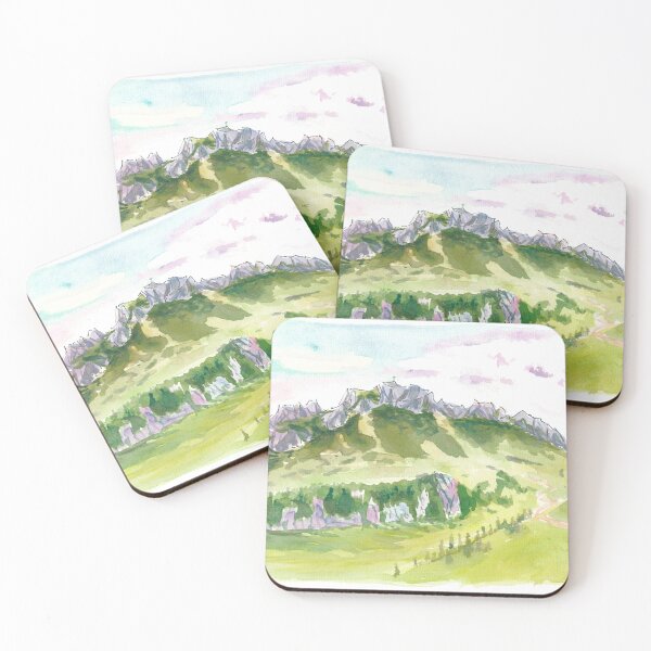 Item preview, Kampenwand Mountain View of Bavarian Alps Summit in Chiemgau designed and sold by artshop77.
