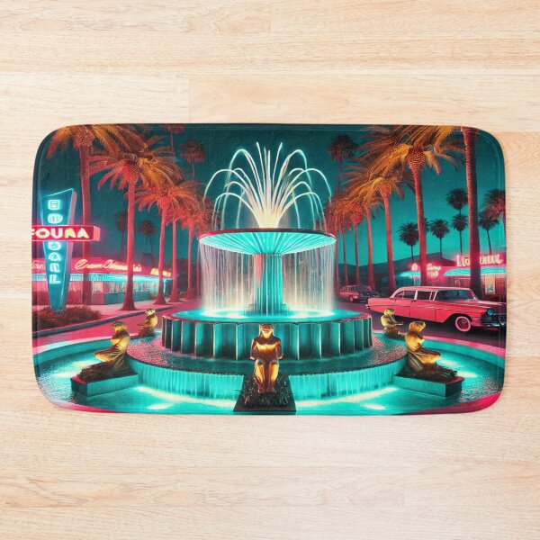 Item preview, Neon Lit Retro Fountain designed and sold by Genady.