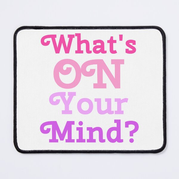 Item preview, Adult mental health what's on your mind colorful artsy design designed and sold by Happy Heart.
