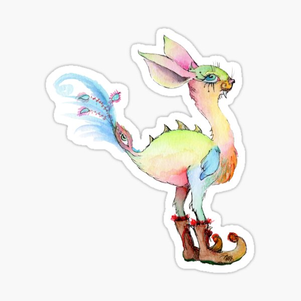 Sabertooth Birdiebunnyboo Sticker
