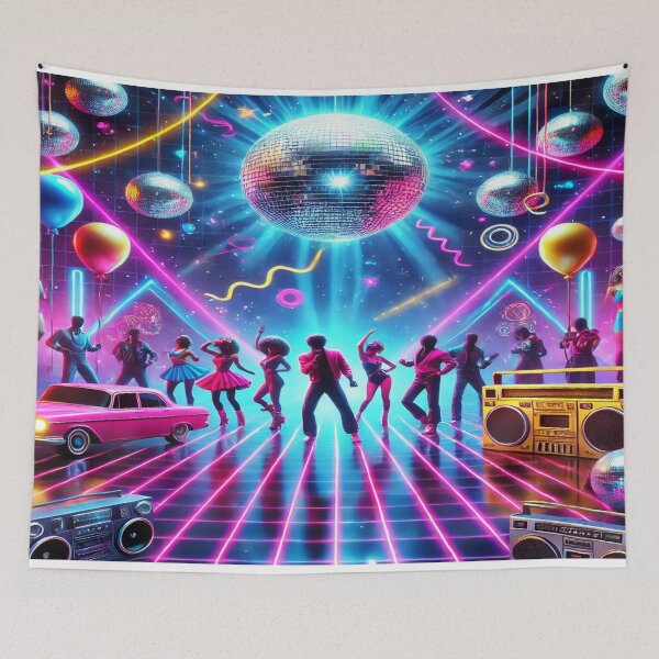 Item preview, 80s Neon Party Scene designed and sold by Genady.