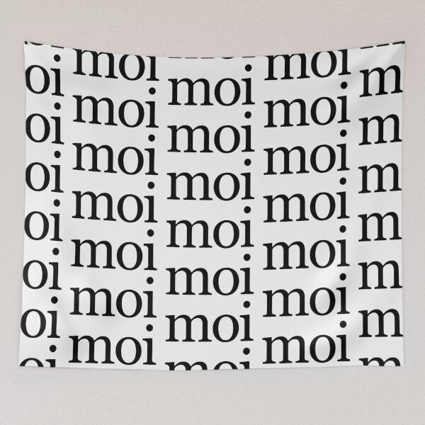 Item preview, Moi me french Black and white HD HIGH QUALITY ONLINE STORE designed and sold by bard-art.