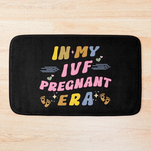 Item preview, In My IVF Pregnant Era Typographic Pregnancy Announcement Couples Design designed and sold by Raise2Shine.
