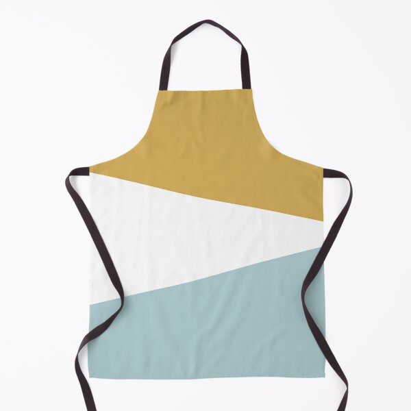 Item preview, DUCK EGG BLUE, GOLD and WHITE GEOMETRIC DESIGN PRINT designed and sold by RachelMacht.