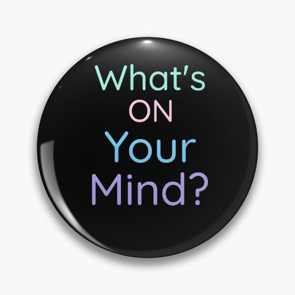 Item preview, Adult mental health what's on your mind design designed and sold by Happy Heart.