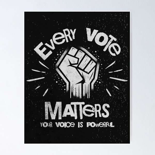Item preview, Your Voice is Powerful Vote designed and sold by RR-Arts.