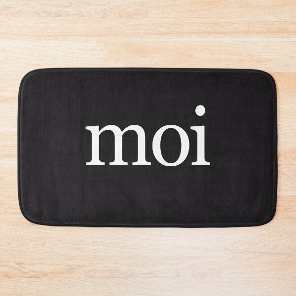 Item preview, Moi me french White on black HD HIGH QUALITY ONLINE STORE designed and sold by bard-art.