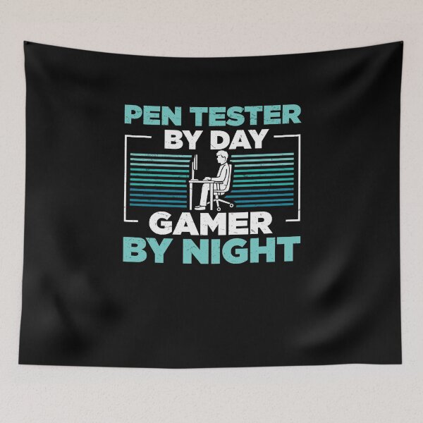 Item preview, Pen Tester By Day Gamer By Night Penetration Testing Experts designed and sold by StrongShirts.