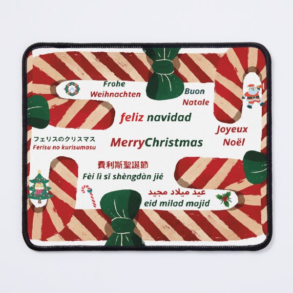 Item preview, Christmas canes and phrases from different countries. designed and sold by Sam & Fam.