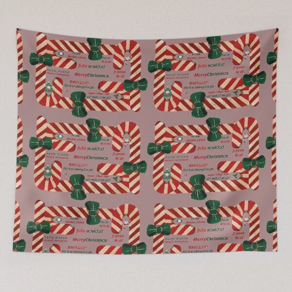 Item preview, Christmas canes and phrases from different countries. designed and sold by Sam & Fam.