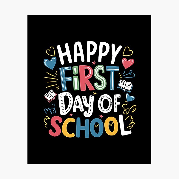 Item preview, Happy First Day of School - Funny quote designed and sold by MaateoDesign.