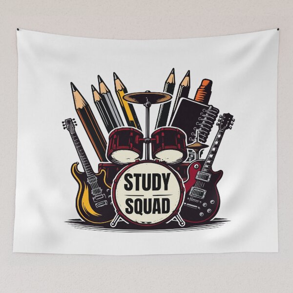 Item preview, Study squad drum kit designed and sold by Graffik-Peeps.