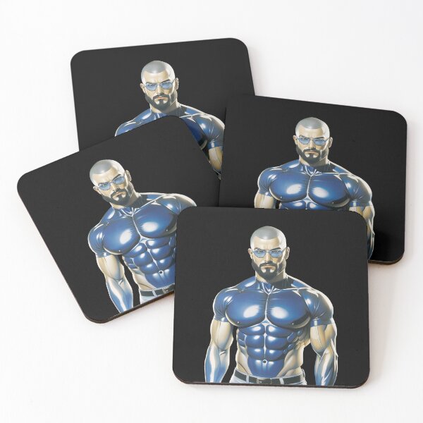 Item preview, y2k Fashion Man Vintage Airbrush Style Muscle Guy designed and sold by bearslover.
