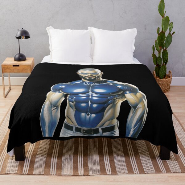 Item preview, y2k Fashion Man Vintage Airbrush Style Muscle Guy designed and sold by bearslover.