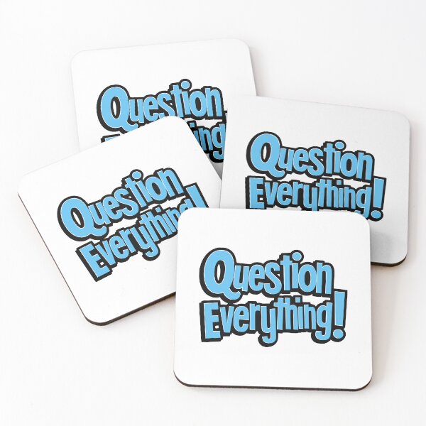 Item preview, Question Everything! Blue designed and sold by PMCreative.
