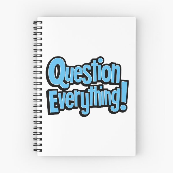 Item preview, Question Everything! Blue designed and sold by PMCreative.