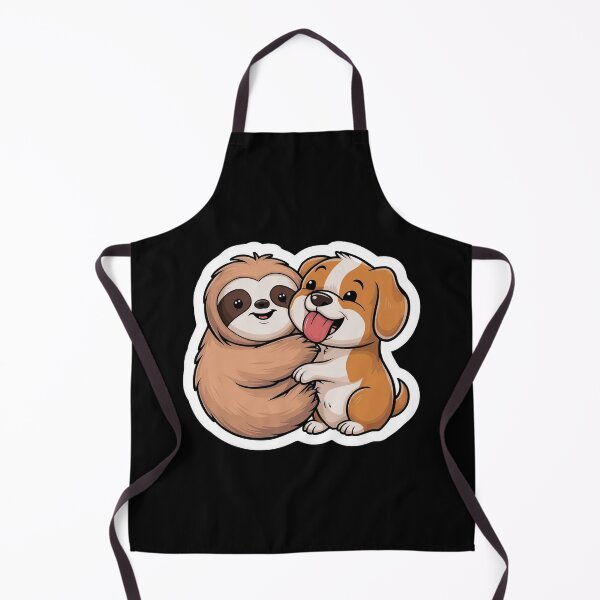 Item preview, Cute Sloth and Dog Friendship for Pug Lover designed and sold by Laugh-Lines.