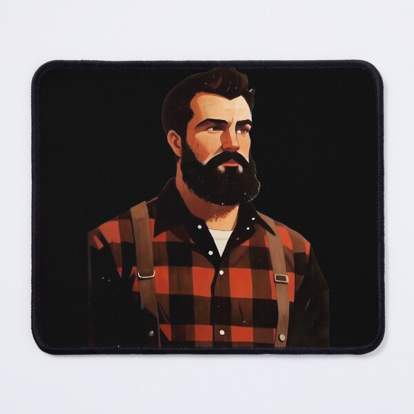 Item preview, Lumberjack Very Handsome Buffalo Plaid Hipster designed and sold by bearslover.