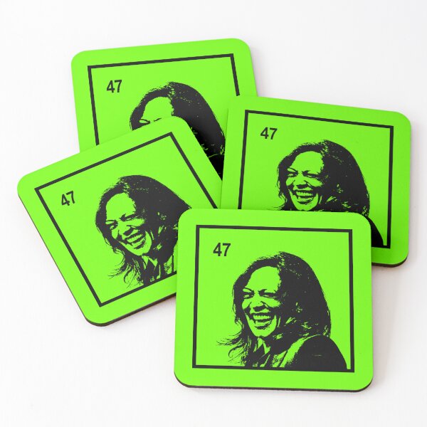 Item preview, 47 - kamala - kamala harris 2024 on chartreuse designed and sold by Thelittlelord.