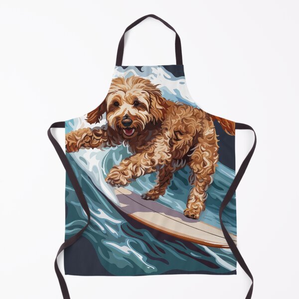 Artikelvorschau, Surfender Labradoodle entworfen und verkauft von VelvetRoom.