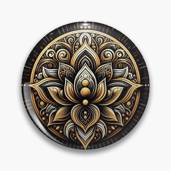 Item preview, Ayurveda Lotus Beautiful Golden Logo designed and sold by Simplybe1.