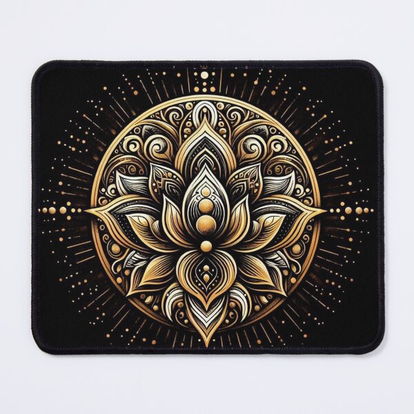 Item preview, Ayurveda Lotus Beautiful Golden Logo designed and sold by Simplybe1.