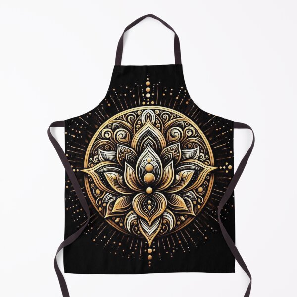 Item preview, Ayurveda Lotus Beautiful Golden Logo designed and sold by Simplybe1.