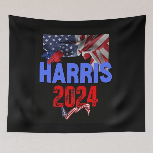 Item preview, Harris 2024 Vote Blue Save Democracy Political Design designed and sold by EarthArtDesigns.