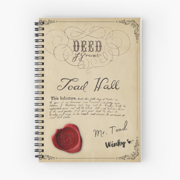 Item preview, Toad Hall Deed designed and sold by BriguyBlock.