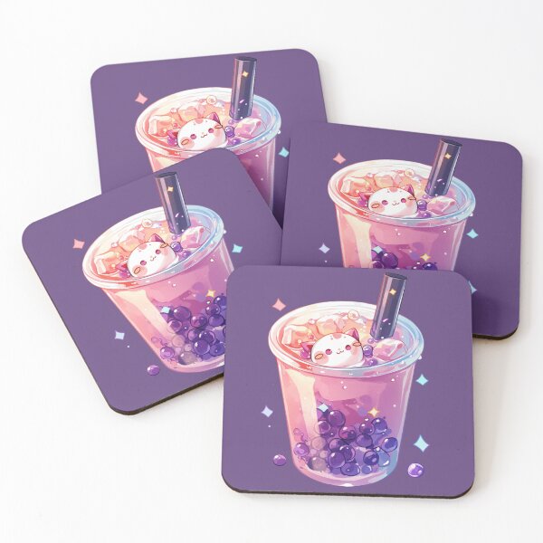 Item preview, Kawaii Boba Tea 4 designed and sold by piinkbunny.