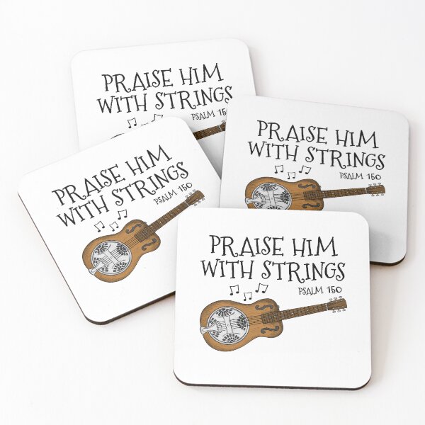 Item preview, Resonator Guitar, Praise Him With Strings, Church Guitarist designed and sold by doodlerob.