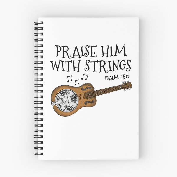 Item preview, Resonator Guitar, Praise Him With Strings, Church Guitarist designed and sold by doodlerob.